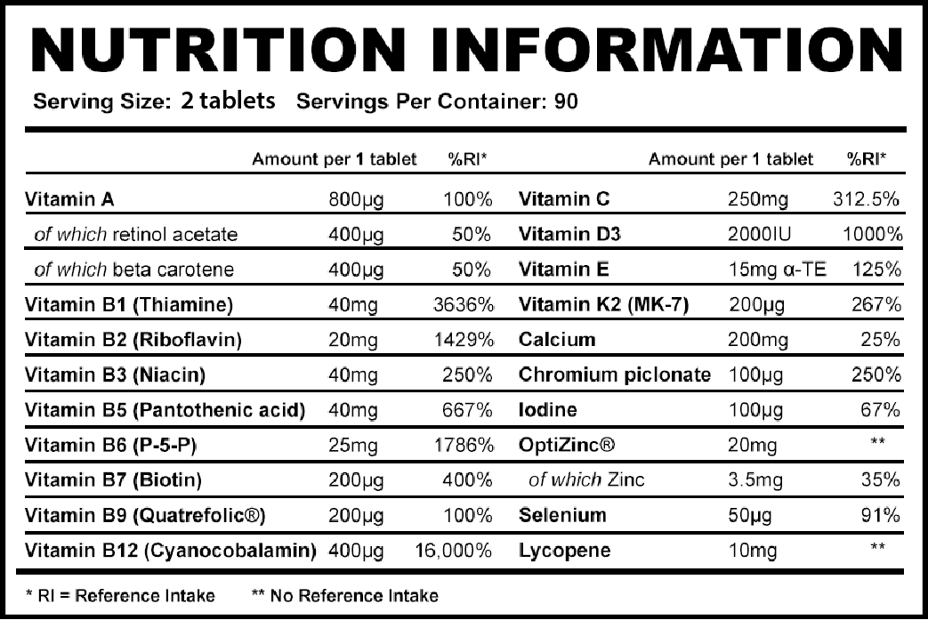 Strom Sports MultiMAX 180 Tabs