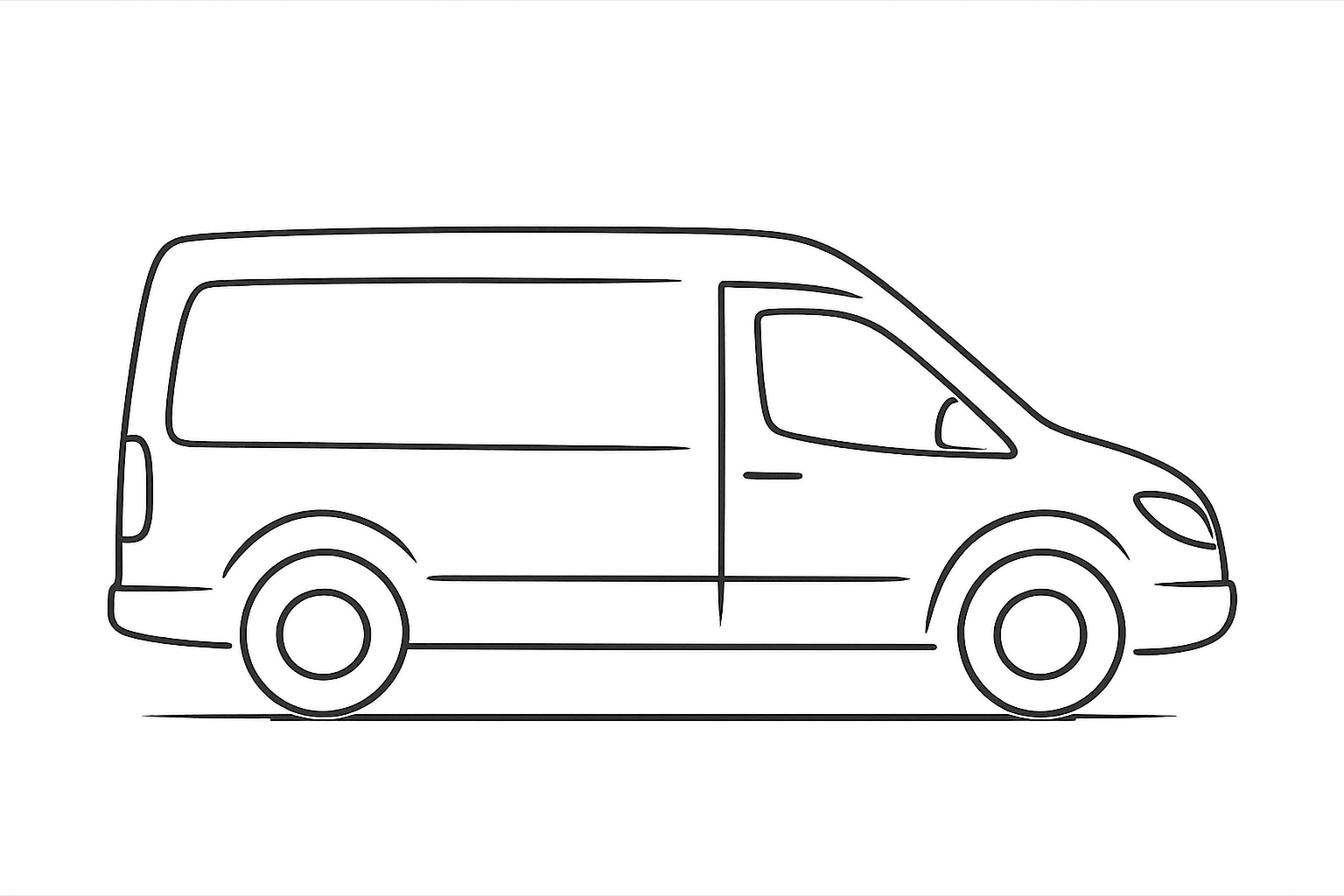 make the background transparent, do not update the van keep it as it is and do not make any adjustments, i want only the van and no background so make it transparent
